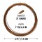 The Beadsmith Half-Round Craft Wire - Medium Temper Beading Wire, Vintage Bronze Color, 21 Gauge, 7 Yards